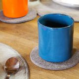 Wine accessories - Cowhide Coasters - L'ATELIER DES TANNERIES