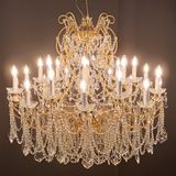 Plafonniers - LUSTRE CRYSTAL ,CHANDELIER CRYSTAL,LUSTRE,CHANDELIER - L'ARTIGIANO DEL LAMPADARIO