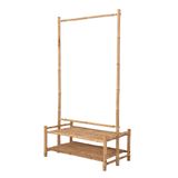Mounting accessories - Christianna Clothes Rack, Nature, Bamboo  - BLOOMINGVILLE MINI
