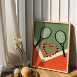 Affiches - Affiche de sport Tennis - Le Match Parfait - ZEHPUR