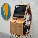 Decorative objects - SENPAI V3: Arcade Machine - Fabric "Grand Canyon" From Pierre Frey - MAISON ROSHI