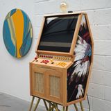 Game tables - SENPAI V3: Luxury Arcade Machine, Over 5,500 Games, Oak - MAISON ROSHI - LUXURY ENTERTAINMENT CABINETS