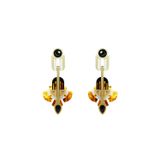 Jewelry - Earring Demy Granite Caramel - GISSA BICALHO