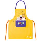 Loisirs créatifs pour enfant - Tablier en Coton Chefclub Kids Jaune - SNACKING MEDIA / CHEFCLUB