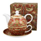 Tea and coffee accessories - tea for one strawberry thief - KARENA INTERNATIONAL