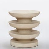 Design objects - Ondulation Stool - PIMAR ITALIAN LIMESTONE