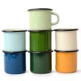 Outdoor decorative accessories - Enamel cup/ mug emaille, 0,4l - OK-INTERNATIONAL
