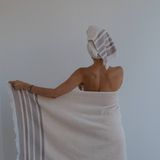 Bath towels - Cotton Bath Towel Morning Dunes 70x140. Limited edition - SOWL
