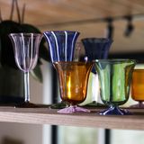 Verres - Verre à vin Eve bleu set de 2 - &KLEVERING