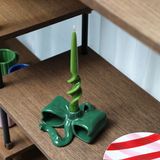 Objets design - Ruban porte-bougies rouge/vert/rose - &KLEVERING