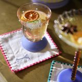 Objets de décoration - Serviette à cocktail en zigzag, lot de 4 - &KLEVERING