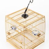 Unique pieces - Handmade Seagull Gate Bright Top Bamboo Birdcage - THE ZHAI｜CHINESE CRAFTS CREATION