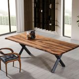 Kitchens furniture - Massive Black Walnut Dining Table - Wood Table For Restaurants - TINELLA WOOD