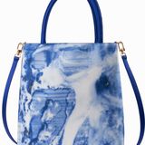 Bags and totes - Silk Porcelain Gardern Tote Bag - THE ZHAI｜CHINESE CRAFTS CREATION