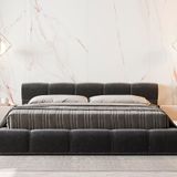 Beds - Handmade upholstered headboard and bed frame - FRANCO FURNITURE