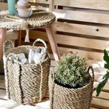 Outdoor space equipments - Twisted Rope Wicker Baskets - FOWA