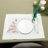 Placemats - Classic Holiday Tree Placemat Set of 2 - HYA CONCEPT STORE