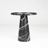 Autres tables  - BLACK MARBLE CONE SIDE TABLE - KIWANO CONCEPT