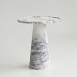 Autres tables  - WHITE LILAC MARBLE CONE SIDE TABLE - KIWANO CONCEPT