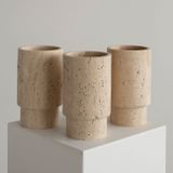 Vases - TRAVERTINE VASE - WINE COOLER - KIWANO CONCEPT