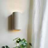 Wall lamps - Raw white ceramic wall light - ORA