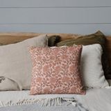 Fabric cushions - Autumn Grove Hand Block Printed Cushion - NINÉH