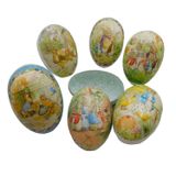 Coffrets et boîtes - Oeuf de Pâques 15 cm avec Design Beatrix Potter - NESTLER GMBH FEINKARTONAGEN