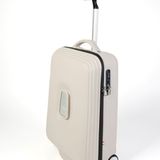 Travel accessories - POP-UP, trolley bags in recycled rubber, Dolomiti White color - ZOOM BAGS