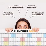 Stationery - Personalized Giant Calendar - Fall 2025-2026 - LES ESQUISSEURS