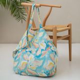 Bags and totes - Pastel Iris Linen Big Bag - LINEN TALES