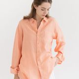 Apparel - Peach Larch Shirt - LINEN TALES
