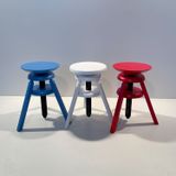 Objets personnalisables - Tabouret à vis en hêtre massif français - MON TABOURET