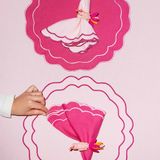 Placemats - Placemat - Seafolly | Pink and White - BLANK SPACE AMSTERDAM