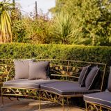 Lawn sofas   - Circular wrought iron sofa - GUADARTE