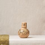 Poterie - Carafe à eau en argile ocre et noire 1600 ml - HUAKAL