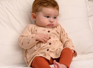 BB&Co - Maxi couverture bébé en coton gaufré: Latte par BB&Co