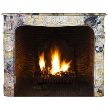 Parisian Antique Vendôme Marble Fireplace Surround - MAISON LEON VAN DEN BOGAERT
