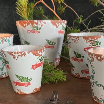 Bougie parfumée en céramique Christmas Pick-up taille M - WAX DESIGN - BARCELONA