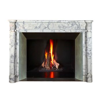 Beautiful 18th Century Parisian Marble Fireplace - MAISON LEON VAN DEN BOGAERT
