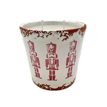 Bougie parfumée en céramique Casse-noisette de Noël taille L - WAX DESIGN - BARCELONA