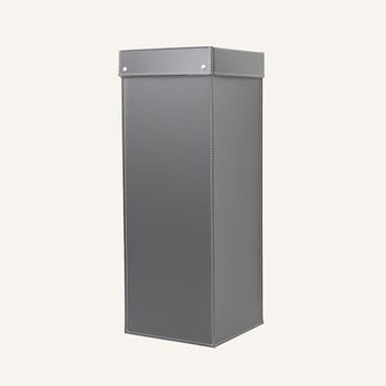 Tall Regenerated Leather Waste Bin HOQUA - LIMAC DESIGN