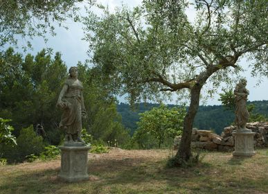 Sculptures, statuettes et miniatures - Série de statues 4 saisons - TERRES D'ALBINE
