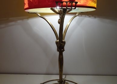 Verre d'art - Lampes style Art Nouveau. - TIEF