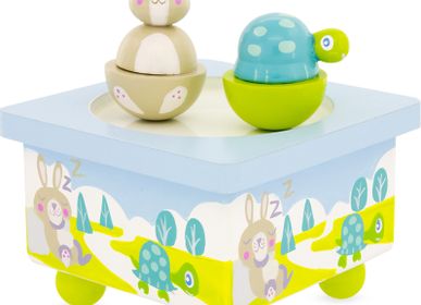 Chambres d'enfants - BOITE A MUSIQUE TORTUE-LAPIN - ULYSSE COULEURS D'ENFANCE
