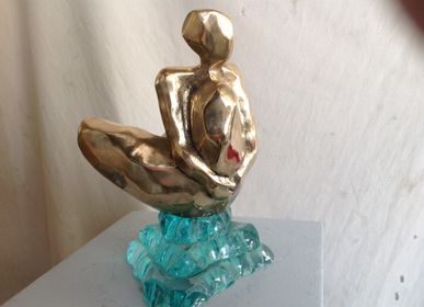 Sculptures, statuettes et miniatures - Sculpture en bronze « Regard » - DARDEK SCULPTEUR