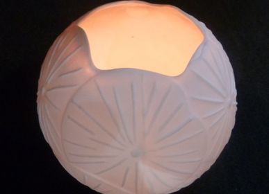 Vases - Lotus ball tealight vase - PORCELAINES JACQUES PERGAY