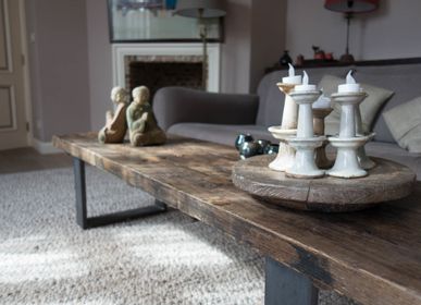 Dining Tables - Coffee table made of an old double or single door - THE SILK ROAD COLLECTION