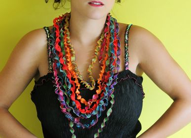 Jewelry - Textile Swirl Necklace - MONIKA LINÉ-GÖLZ