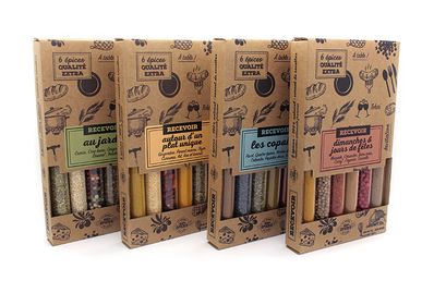 Spices - 6 - SPICE BOX - RECEVOIR - LE MONDE EN TUBE 100% ÉPICES