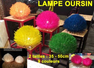 Lampes de table extérieures - COLLECTION LAMP OURSIN (ROTIN -9 couleurs) - DCAA